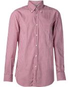 Brunello Cucinelli Check Shirt - Lyst