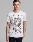 McQ by Alexander McQueen Drop Shoulder Dragon Tee - Lyst