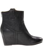 Frye Carson Wedge Bootie - Lyst