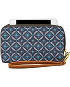Fossil Sydney Zip Phone Wallet - Lyst
