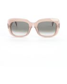 Celine Soft Pink Thick Square Framed Wayfarer Sunglasses - Lyst