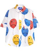 Julien David Balloon Print Cotton Shirt - Lyst