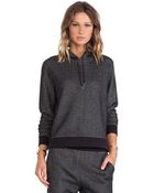 T By Alexander Wang Hoodie - Lyst