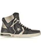 Converse Weapon Hi Leather and Suede Sneaker - Lyst