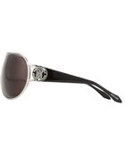 Roberto Cavalli Shield Logotemple Sunglasses - Lyst