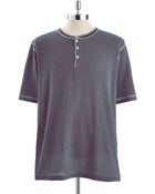 Weatherproof Vintage Doby Henley Shirt - Lyst