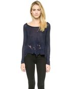 Free People That'S Amore Tee - Eggshell - Lyst