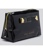 Ted Baker Cosmetic Case Large Bow - Lyst