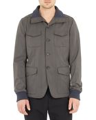 Dolce & Gabbana Tech Gabardine Field Jacket - Lyst