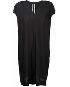 Rick Owens Beaded Floating Dress Black - Lyst