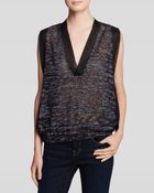 Elizabeth And James Top Zade Burnout - Lyst