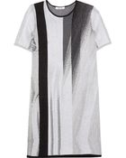 Helmut Lang Knitted Cotton-Blend Mini Dress - Lyst