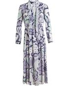 Burberry Prorsum Floral Print Layered Silk Dress - Lyst