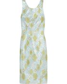 J.Crew Collection Metallic Brocade Dress - Lyst
