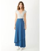 Alternative Apparel Wrap Maxi Dress - Lyst