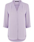 Oasis Viv V Neck Shirt - Lyst