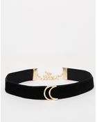 Asos Moon Choker Necklace - Lyst
