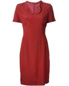 Peter Jensen 'Diana' Crepe Dress - Lyst