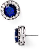 Kate Spade Basket Pave Stud Earrings - Lyst