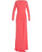 Elie Saab Jersey Dress - Lyst