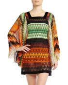 Missoni Square Neck Printed Dress - Lyst