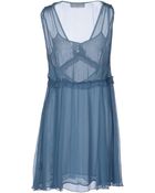 Vanessa Bruno Athé Short Dress - Lyst