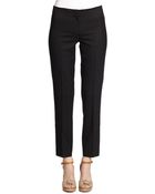 Tory Burch Claudia Stretch Wool Ankle Pants - Lyst