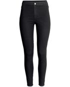 H&M Stretch Trousers High Waist - Lyst
