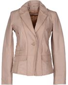 John Galliano Leather Outerwear - Lyst