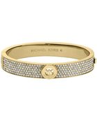 Michael Kors Fulton Pavé Gold-Tone Bangle - Lyst