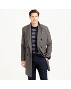 J.Crew Ludlow Double-Breasted Topcoat In Italian Wool - Lyst