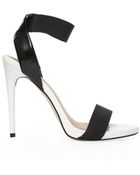 Asos Head Rush Heeled Sandals - Lyst