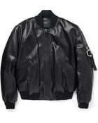 Givenchy Leather Bomber Jacket With Strap - Lyst