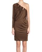 Emilio Pucci One-Shoulder Viscose Dress - Lyst