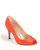 Adrianna Papell Farrel Satin Pumps - Lyst