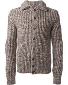 Dolce & Gabbana Ribbed Cardigan - Lyst