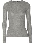 T By Alexander Wang Ribbed-Knit Sweater - Lyst