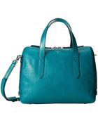 Fossil Sydney Satchel - Lyst