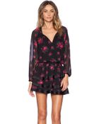Sam Edelman Drop Waist Ruffle Dress - Lyst