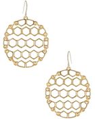 Kensie Circle Drop Earrings - Lyst