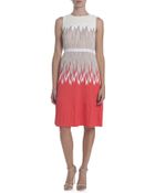 Missoni Intarsia Knit Plissé Dress - Lyst