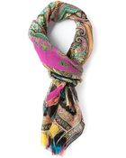 Etro Printed Scarf - Lyst