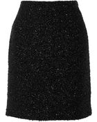 Simone Rocha Tinsel-Embellished Tweed Skirt - Lyst