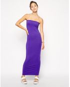 American Apparel Jersey Tube Maxi Dress - Lyst