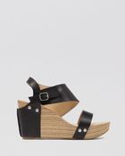 Lucky Brand Platform Wedge Sandals - Marleighh - Lyst
