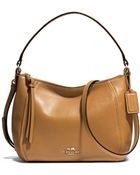 Coach Top Handle In Leather - Lyst