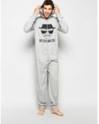 Asos Onesie With Breaking Bad Print - Lyst