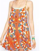 Minkpink Orange Blossoms Print Dress - Lyst
