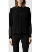 AllSaints Rivi Shirt - Lyst