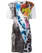McQ by Alexander McQueen Multi Print Tshirt Dress - Lyst